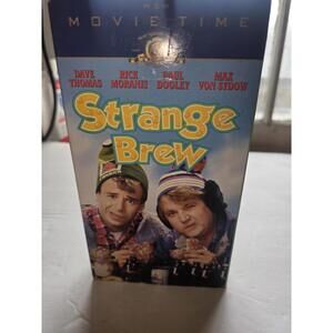 Strange Brew VHS MGM Movie Time Rick Moranis Dave Thomas Comedy Hi-Fi Untested